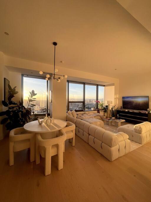 Luxury Highrise Condo Downtown La Los Ángeles Exterior foto